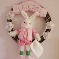 Ghirlanda Dietroporta Pasquale con Coniglietto 