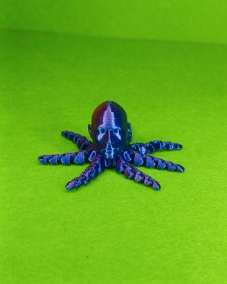 Polpo Articolato 3D 🐙 | Testa Stile The Rock