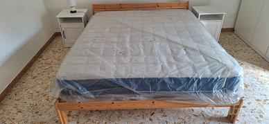 Letto completo con materasso MAI USATO