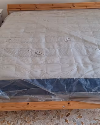 Letto completo con materasso MAI USATO