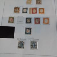 francobolli regno 1862 al1945 fogli cartella cust