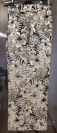 Pantalone fantasia argento 