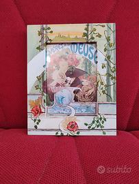 Quadro proseguito su cornice Alphonse Mucha
