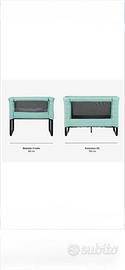 Culla - Letto con Kit estensione GRIGIO