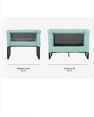 Culla - Letto con Kit estensione GRIGIO