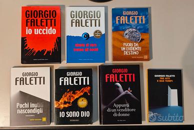 Giorgio Faletti - 7 libri copertina rigida