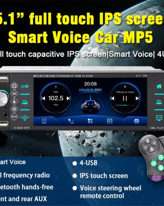 Autoradio Bluetooth Sd Usb Dvr