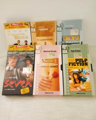 Stock 6 videocassette VHS Film vari