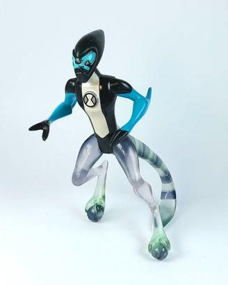 Ben 10 XLR8 Battle Bandai 2007 vintage blu