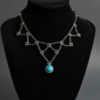Collana Nera Gotica Statement Vintage Vittoriano