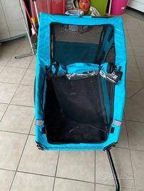 rimorchio per bicicletta per cani
