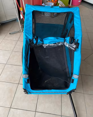 rimorchio per bicicletta per cani