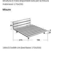 letto tadao / vico magistretti / buono stato 