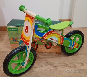 Bici in legno Montessori 12"
