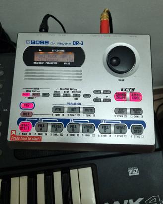 Boss dr3 batteria  drum machine