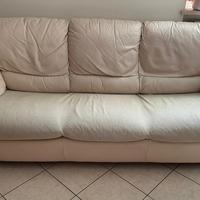 Divano 3 posti in pelle
