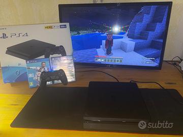PS4 Slim 500GB (Mod. CUH-2216A) + 2 Giochi