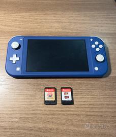 Nintendo Switch lite con giochi
