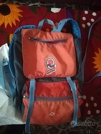 zaino invicta Jolly vintage blu e rosso