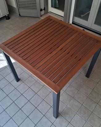 Tavolo giardino terrazzo Naterial Oris 89x89