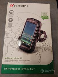 supporto moto cellularline smartphone