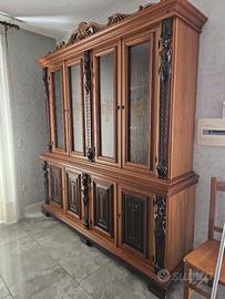 Arredamento antico legno vero lavorato a mano
