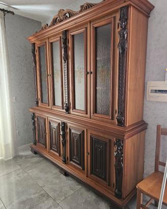 Arredamento antico legno vero lavorato a mano