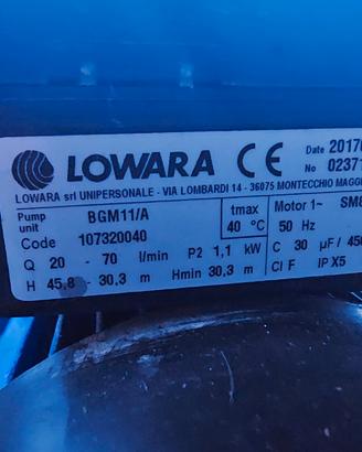 elettropompa per autoclave