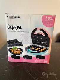 Piastra per waffel con piastre interscambiali