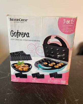 Piastra per waffel con piastre interscambiali