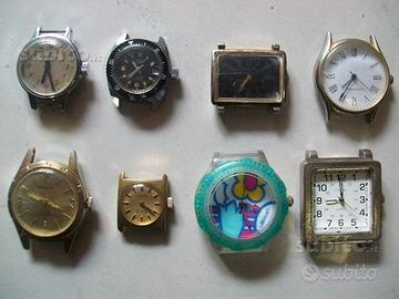 Lotto 8 orologi a corda da riparare