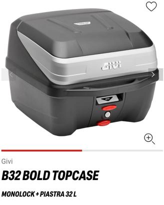 Bauletto Givi 32 litri + piastra monolock