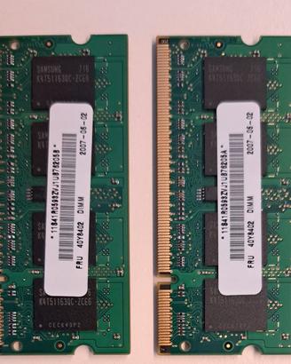 RAM SAMSUNG 512MB 2Rx16 PC2-5300S-555-12-A3