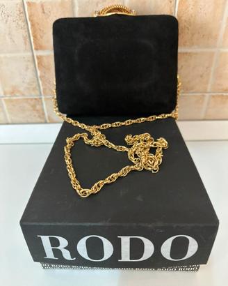 Rodo borsa vintage pochette nera, usato