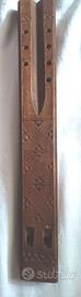 Flauto doppio in legno
