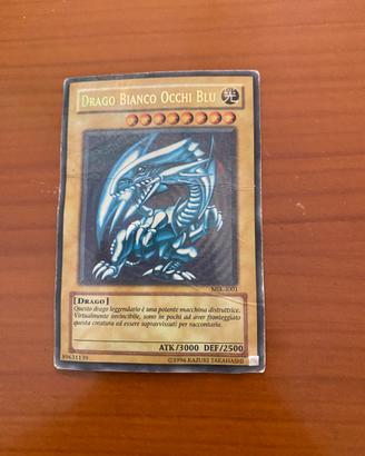 Yu-Gi-Oh Drago Bianco Occhi Blu rara