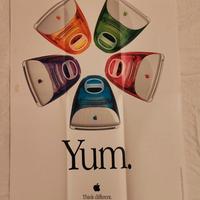 Poster Vintage Apple iMac G3 "Yum." (1999)