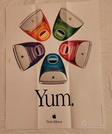 Poster Vintage Apple iMac G3 "Yum." (1999)