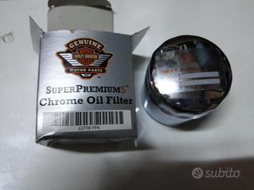 Harley Davidson filtro olio cromato