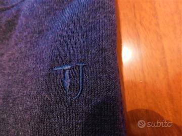 Maglioncino Trussardi Jeans girocollo grigio S
