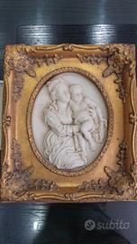 bassorilievo Madonna con bambino 