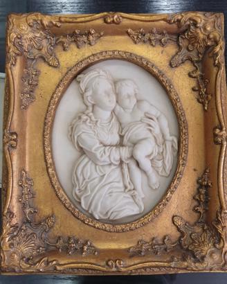 bassorilievo Madonna con bambino 