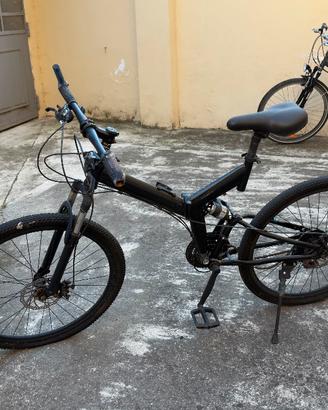 Bici MTB 26 ammortizzata nera Freni a disco