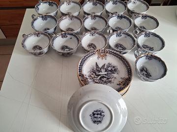 antico e raro servizio da tè 