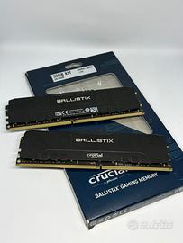 RAM Crucial Ballistix 32GB (2x16GB) DDR4 3200MHz