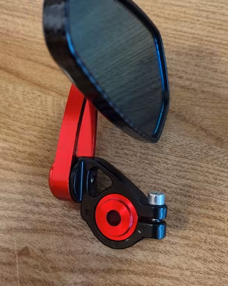 Specchietto retrovisore moto per semimanubrio