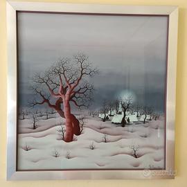 quadro naif di Mojmir Mijanović