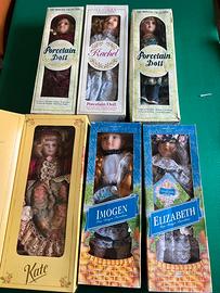 Lotto bambole da collezione