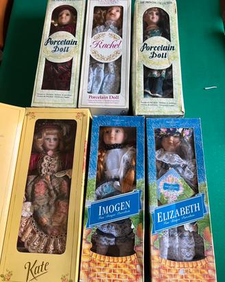 Lotto bambole da collezione