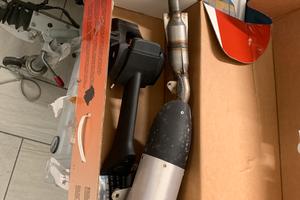 Scarico e Portatarga originale Yamaha r 125